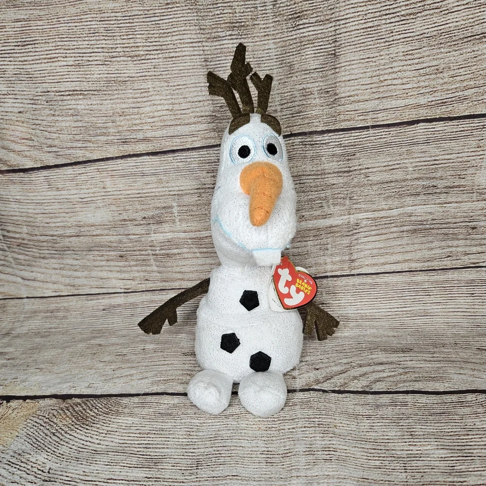 Disney Frozen Olaf TY beanie baby plush